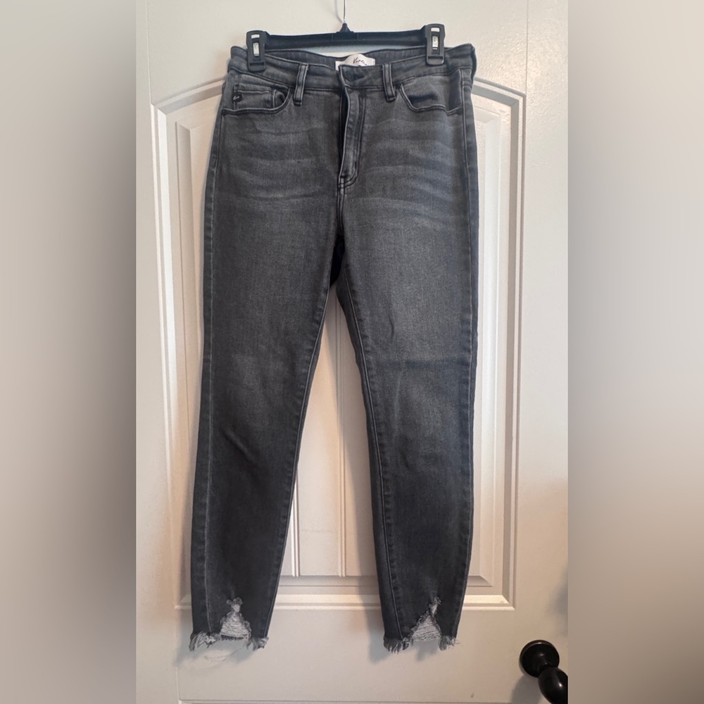 KanCan Women's Skinny Gray Jeans